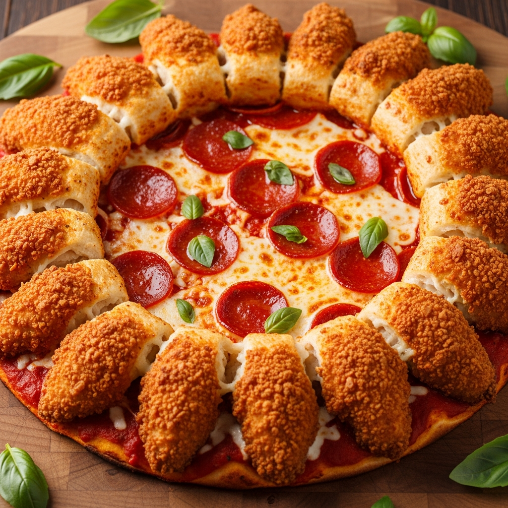 Chicken Ring Pizza