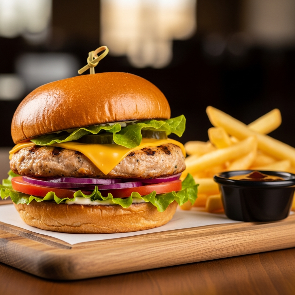 Chicken Steak Burger